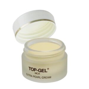 頂郁珍珠膏玻璃瓶裝實拍圖 TOP-WELL Pearl Cream in frosted glass jar