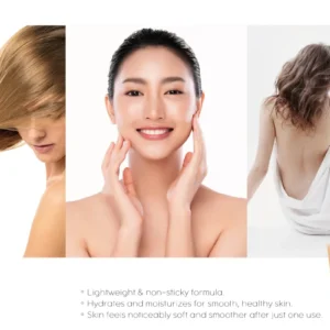 TOP-GEL 西瓜鳳梨舒緩保濕凝膠，用於頭髮臉部身體的輕盈保濕示範 / TOP-GEL soothing gel for hair, face and body